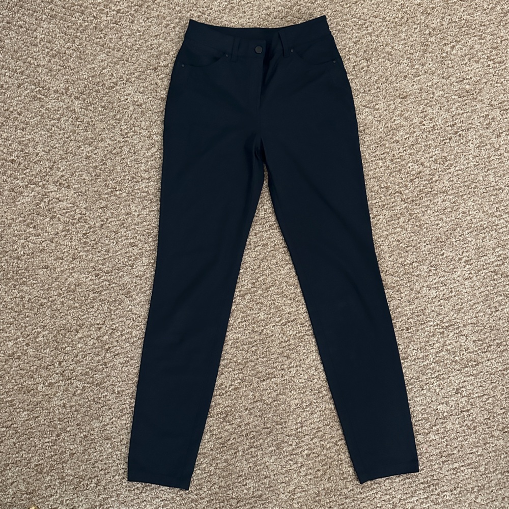 Lululemon Navy Blue Skinny Trousers
